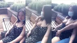 Grepe Pacar Di Taman, Bikin Basah Keringetan.