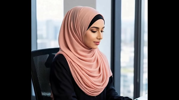 Gadis Arab Di Kantor, Bikin Suasana Panas Menggoda