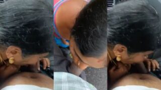 Cewek India Selatan Ngeblowjob Di Mobil, Outdoor, Gaya Desi Bikin Greget.