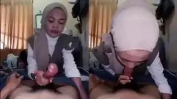 Mutia Baru Pulang Kerja, Pacar Langsung Nyempokin Kontol
