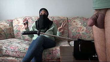 Istri Arab Montok Bertetek Besar Dicolok Mesin Muncrat