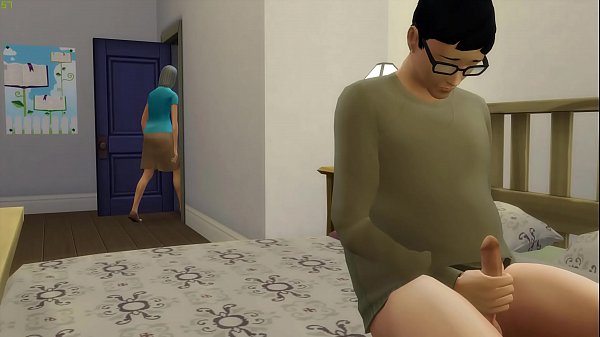 Ibu Tiri Lihat Anak Gendutnya Lagi Colmek, Bantu Dia Ngewe Pertama Kali Sama Dia.